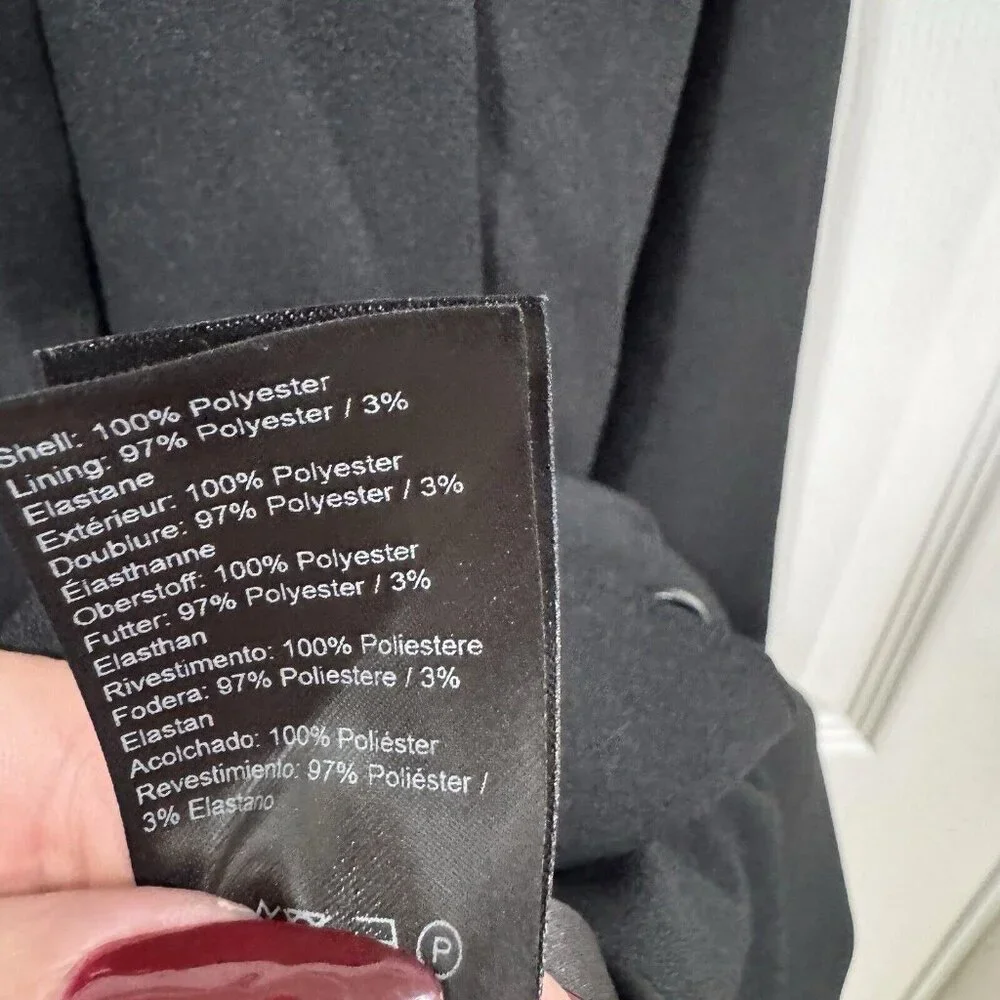 Women’s JUST FEMALE Benita‎ Blazer Black Size Small S Style 12030 - Picture 5 of 10